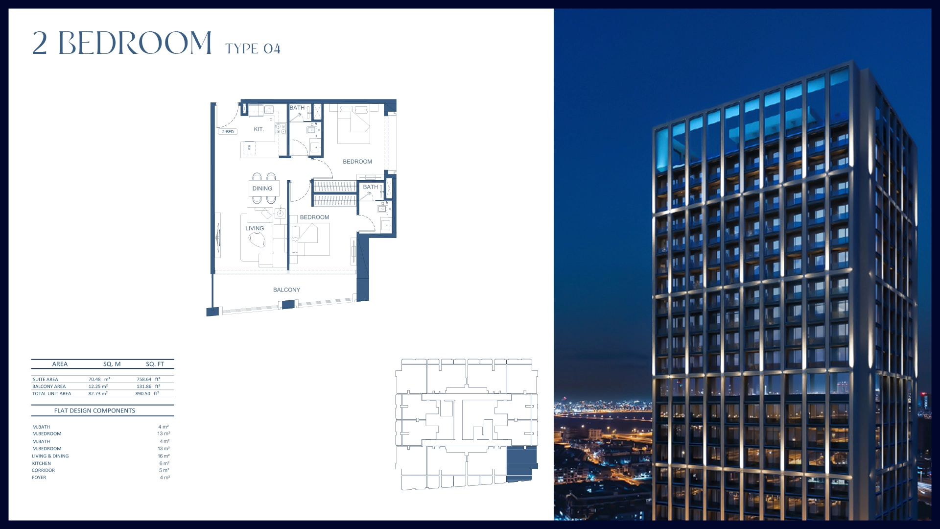 2 BR - Type B